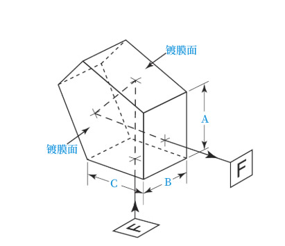 表面鍍鋁反射鏡的五角棱鏡